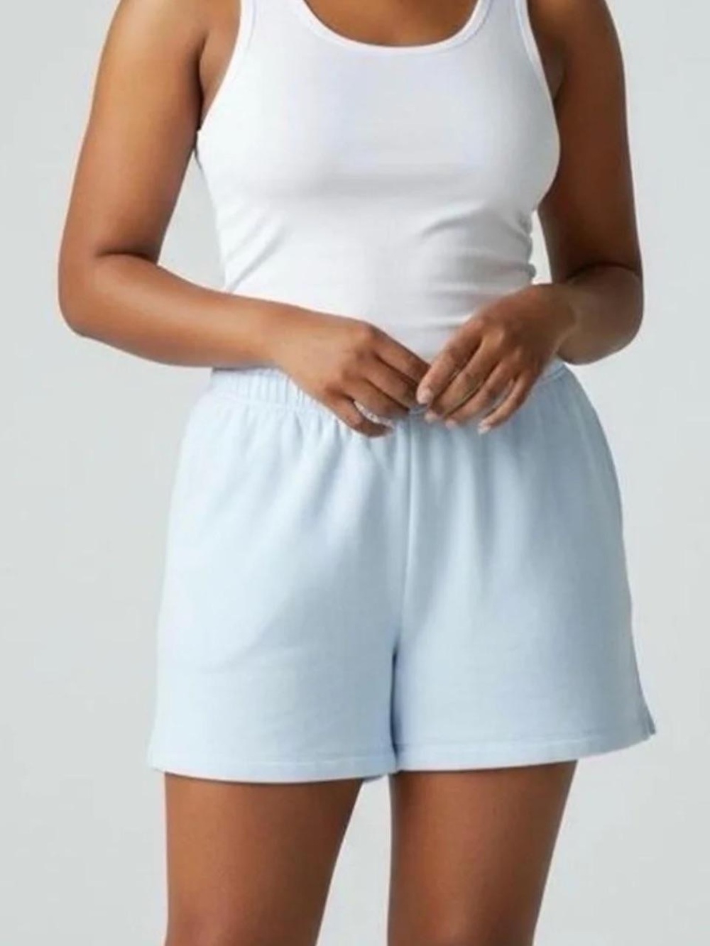 Wild Fable Plus Size Comfy Sweat Shorts with Elastic Waist